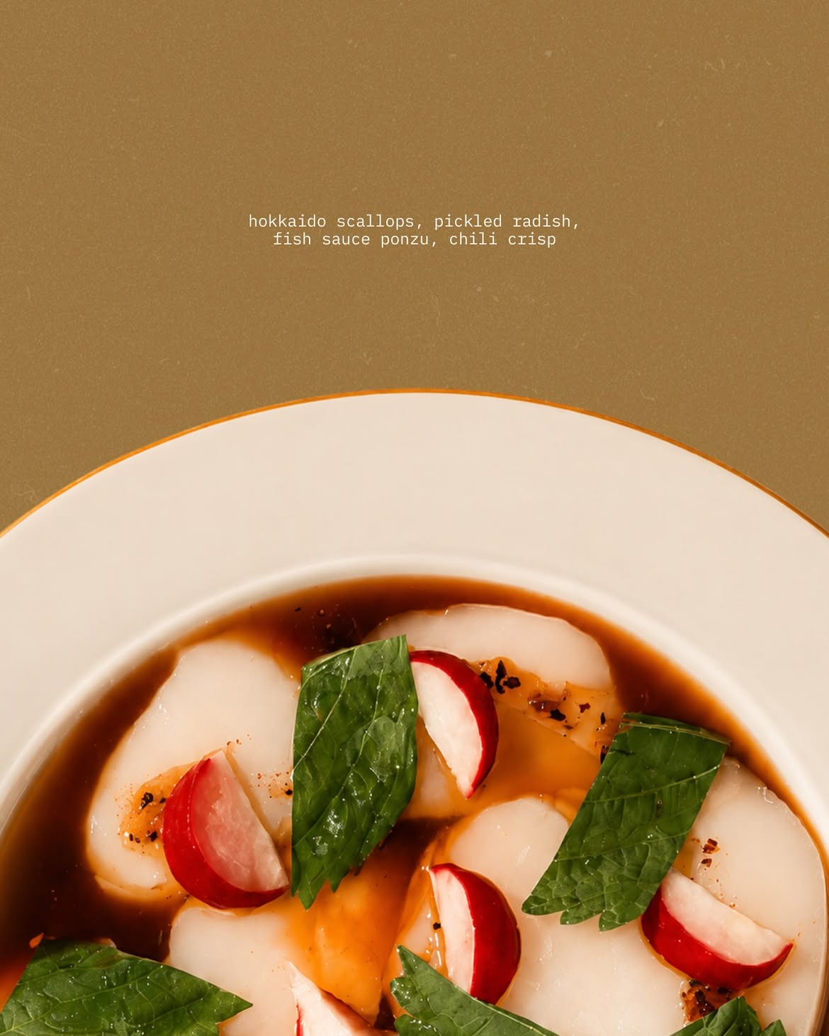 Scallop Crudo detail